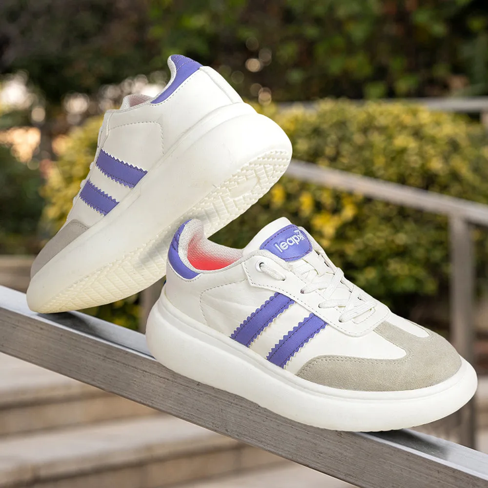 Shock Absorbing Foam Leap7x Purple Casual Sneakers For Women BELEXI-1E By Liberty