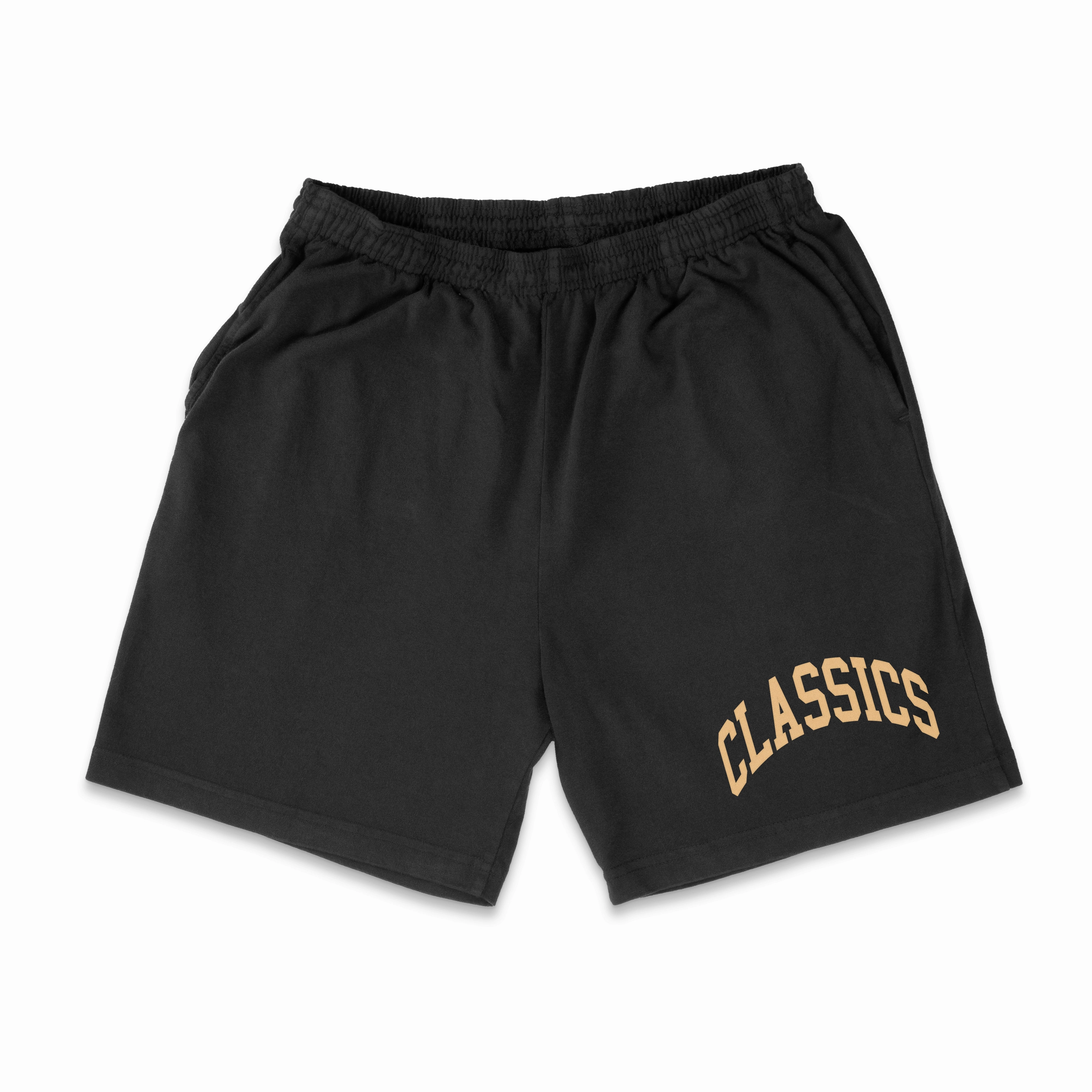 Easy Wash Professional Style Sole Classics Arch Shorts 'Black/ Tan'