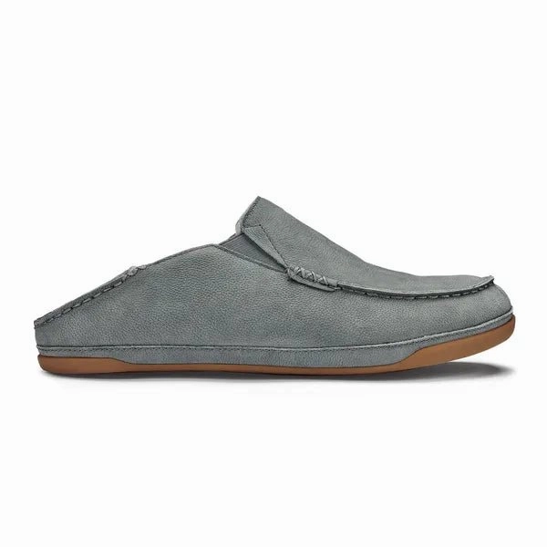 Fashion Trend Olukai Men's Kipuka Hulu Slipper - Charcoal