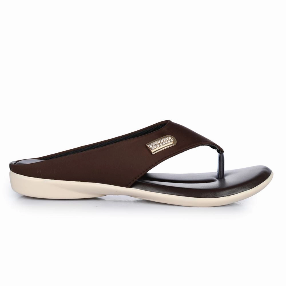 Senorita Casual (Brown) Slippers For Women MK-09 By Liberty midfoot - strike shoe answer running at night shoes