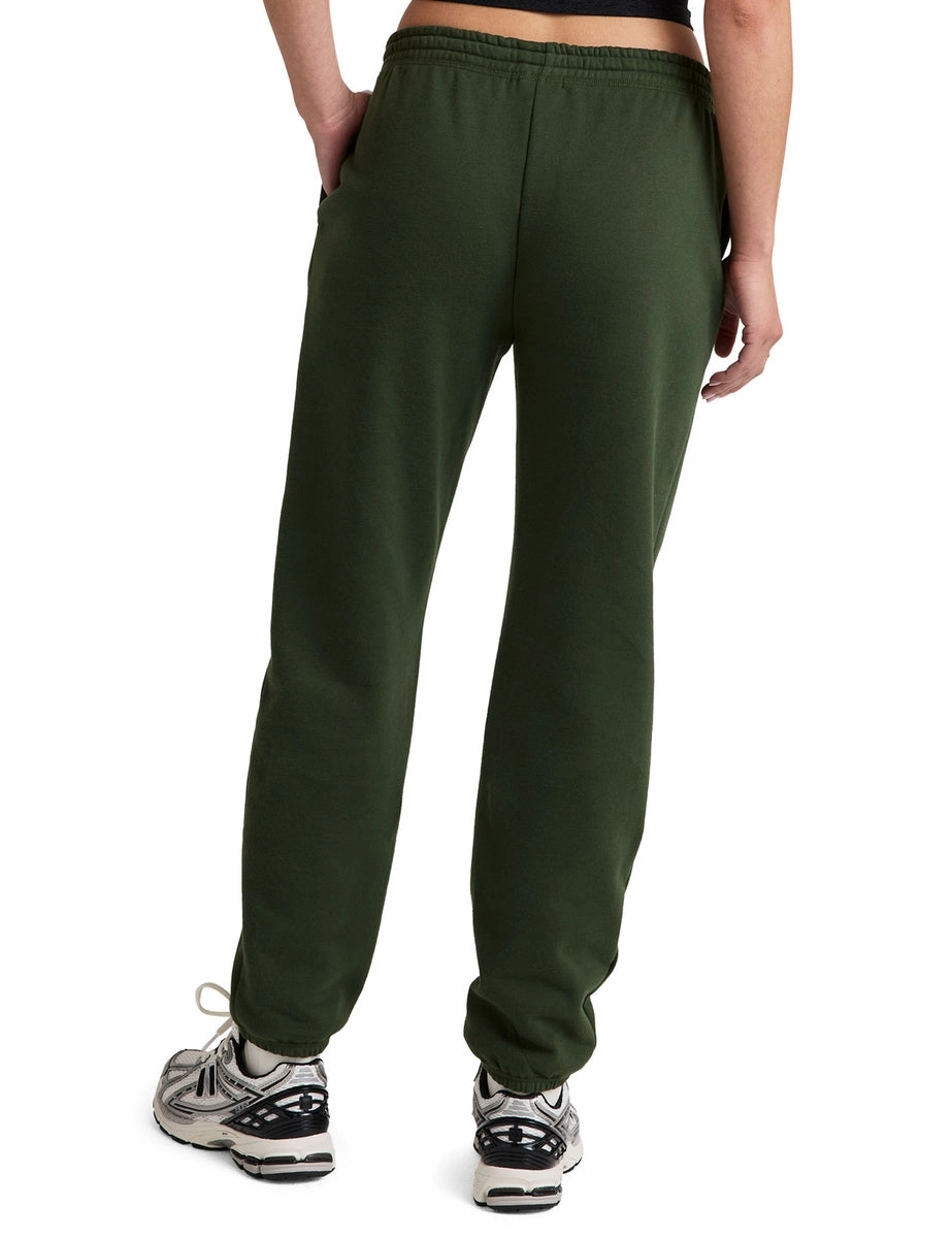 Heat Safe Seamless Sleeve Construction LuxeFleece Sweatpant - Dark Olive