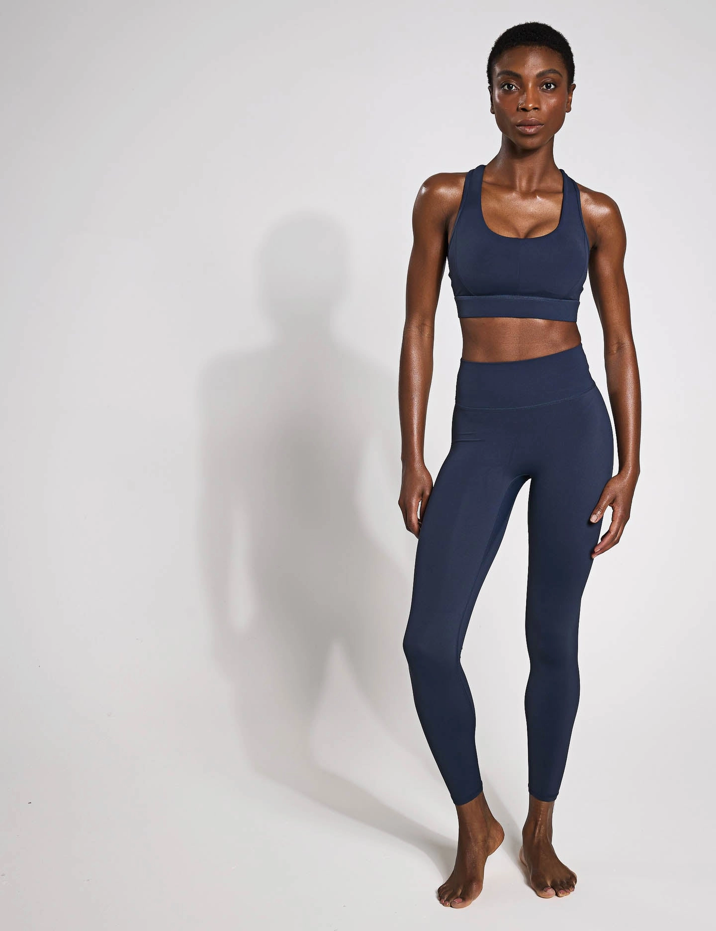 cleaner Frankie Cloud-Core Sports Bra - Navy Blue