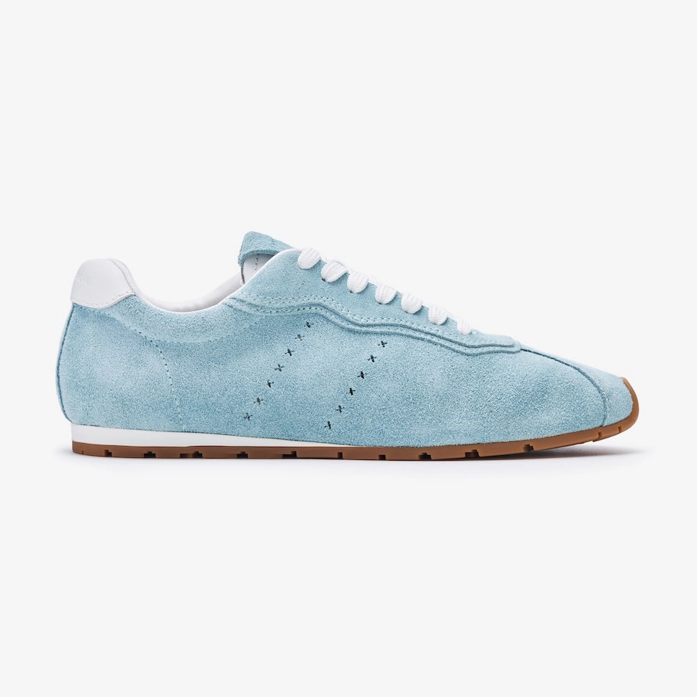 Softe Sneakers - Blue Suede park - running running in a plateau shoes