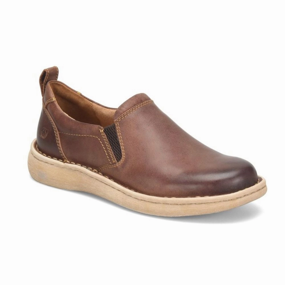 Born Men's Dalton - Brown Mogano HighDensity Weave River Flow