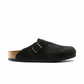 Cozy Design Birkenstock Boston Soft Footbed - Black Suede