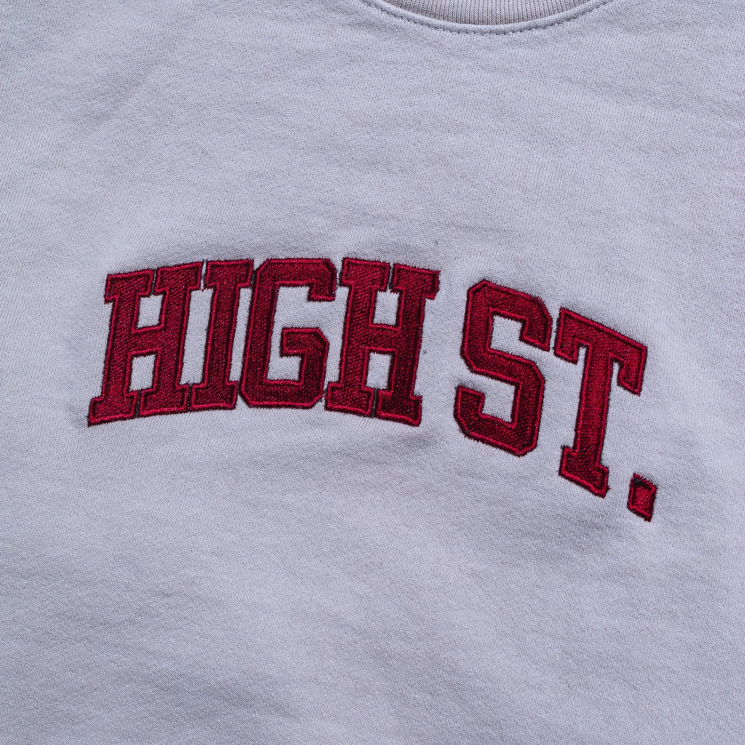 Sole Classics High Street Embroidered Crewneck 'Cement' Casual Fit