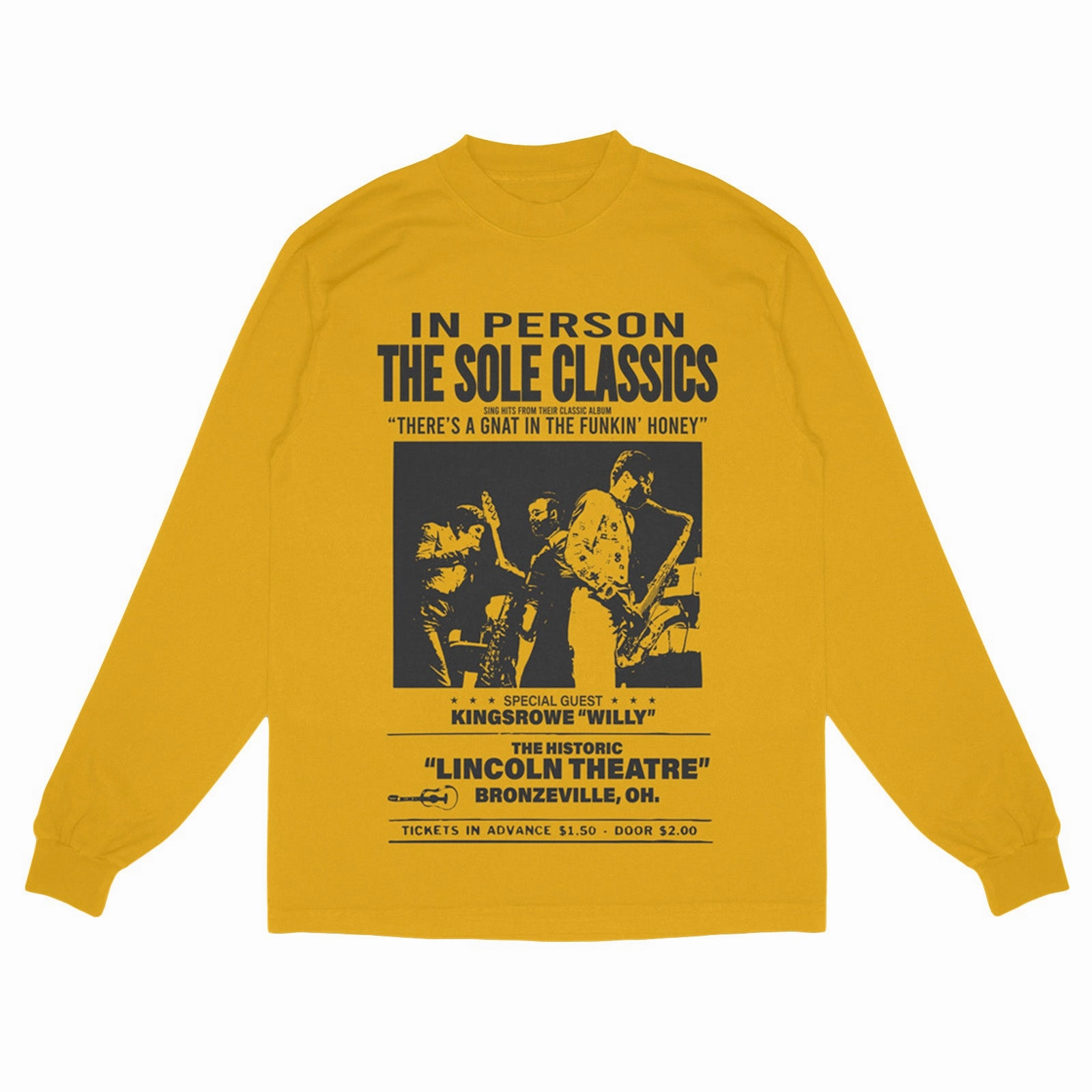 Sole Classics LIVE! In Concert Longsleeve T-Shirt 'Gold' Flow Core Retro cool