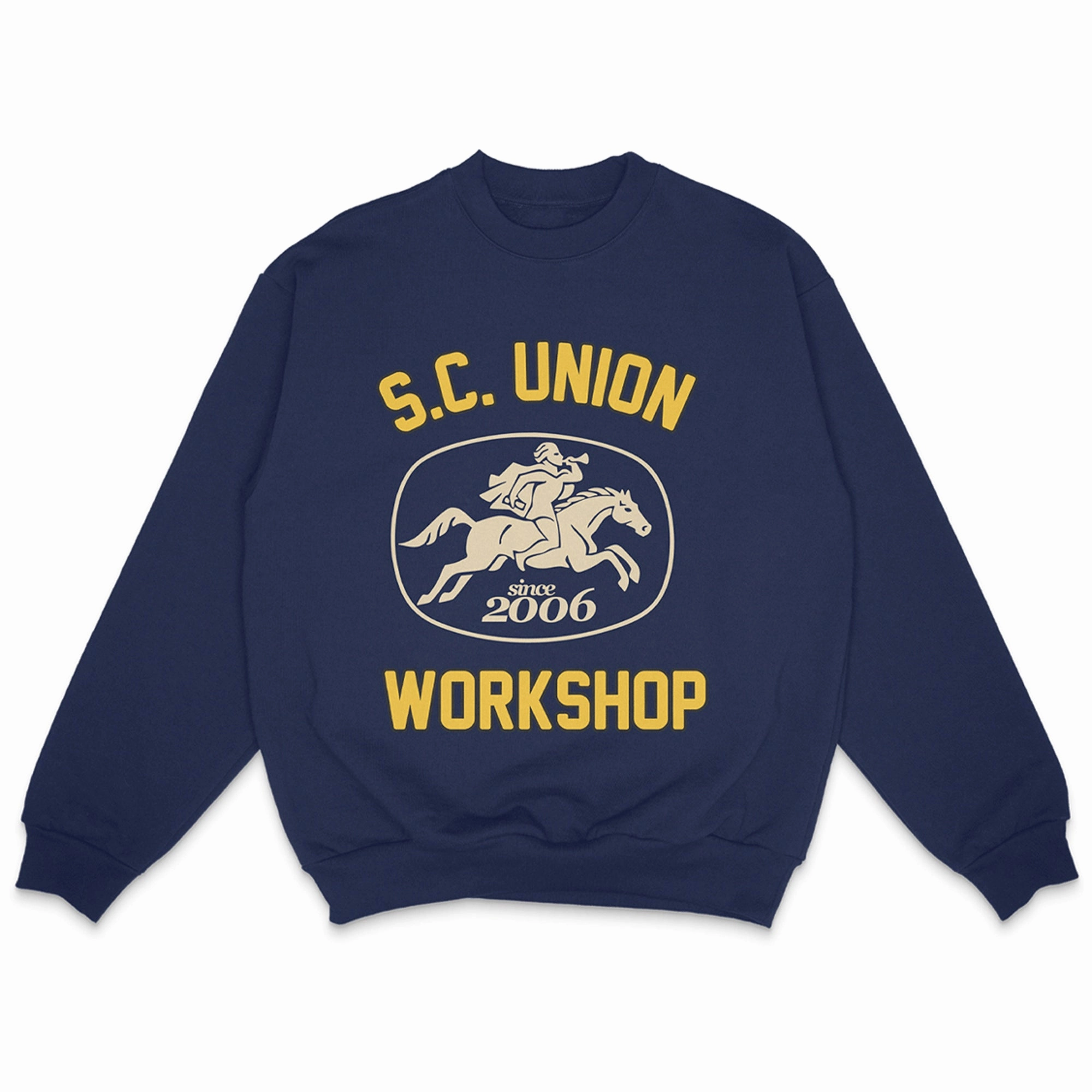 Sole Classics Union Workshop Crewneck 'Navy' Cozy Fit