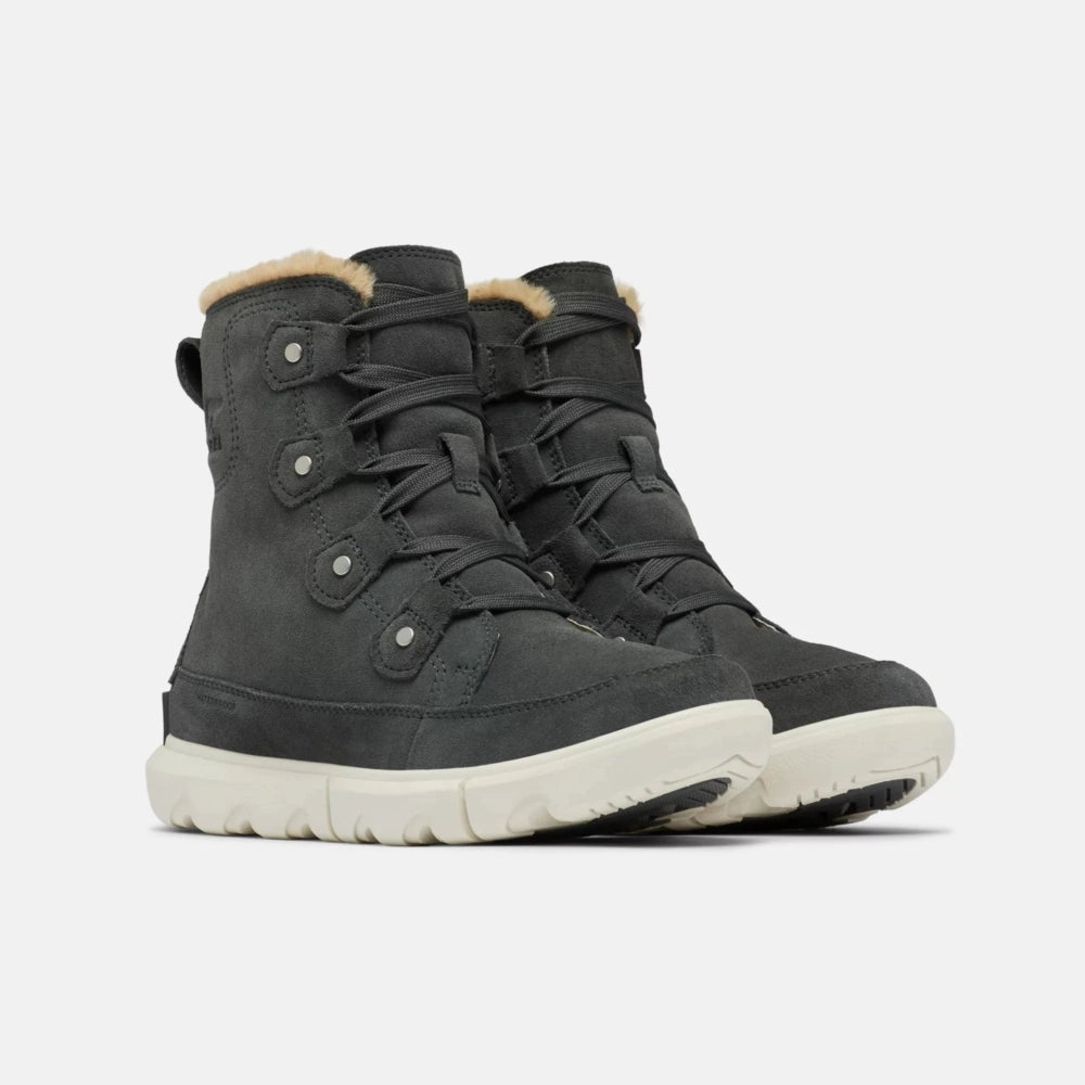 Sorel Women's Explorer Next Joan - Grill/Fawn Casual Shoes Soft Hoodie