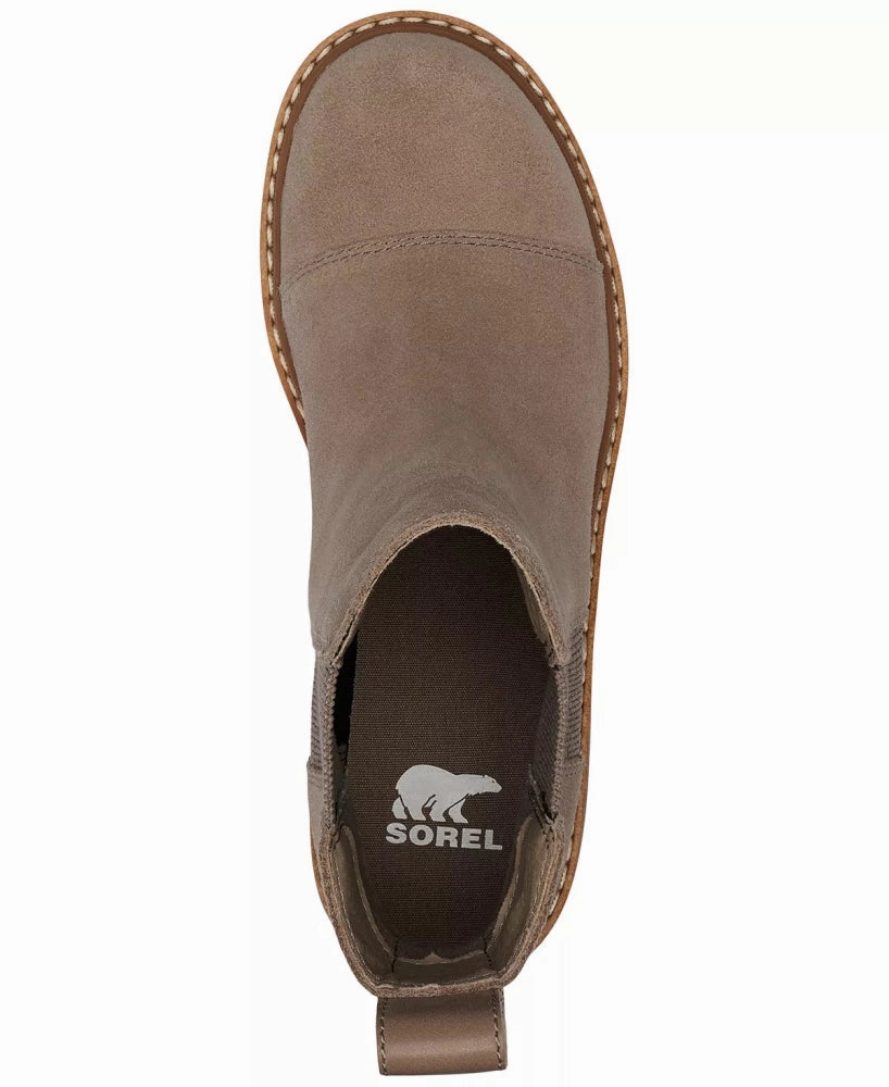 Sorel Women's Joan Uptown Chelsea - Omega Taupe/Gum DoubleStitchedEdges Bold Fashion