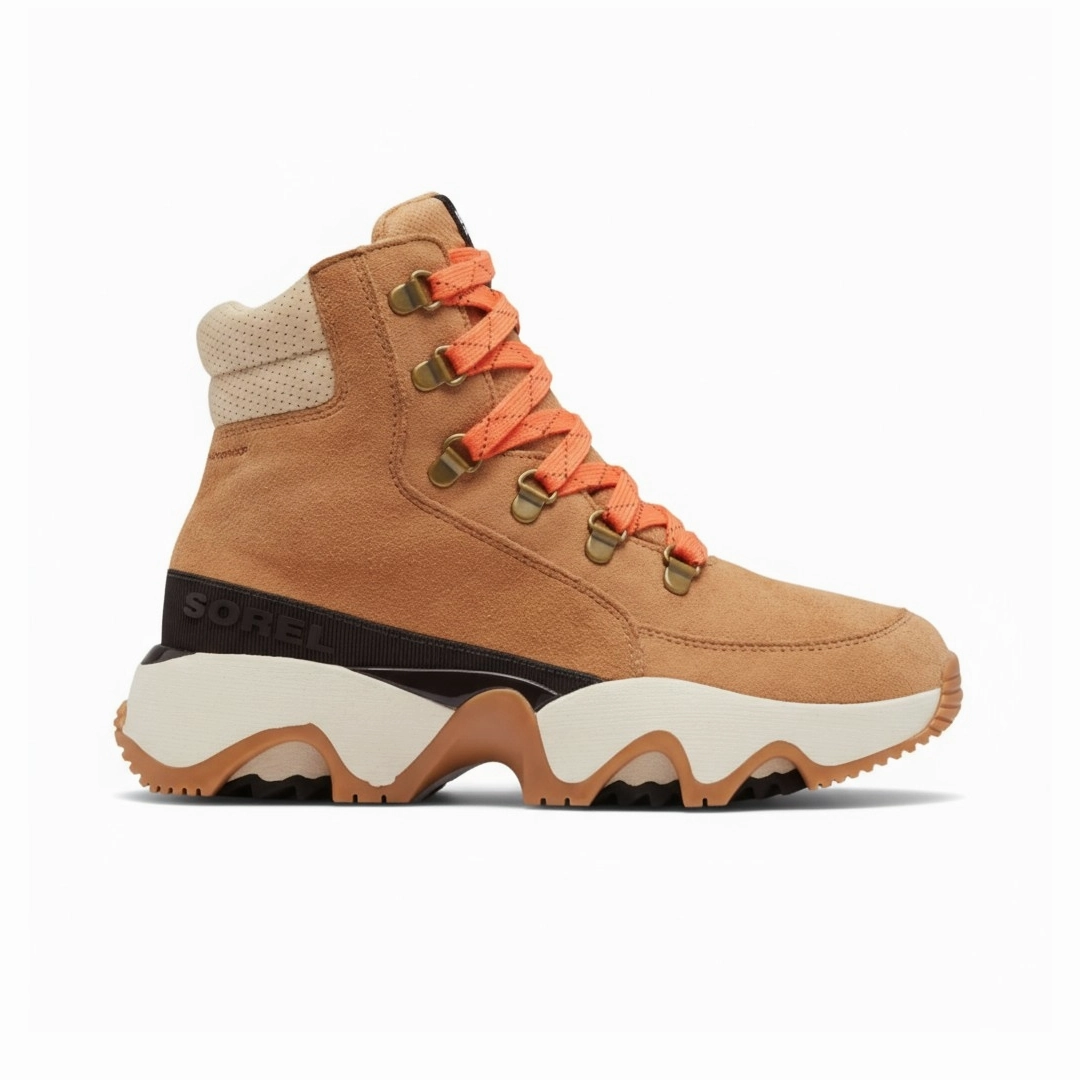 Sorel Women's Kinetic Impact Conquest - Tawny Buff/Ceramic retro look AntiStatic Treatment