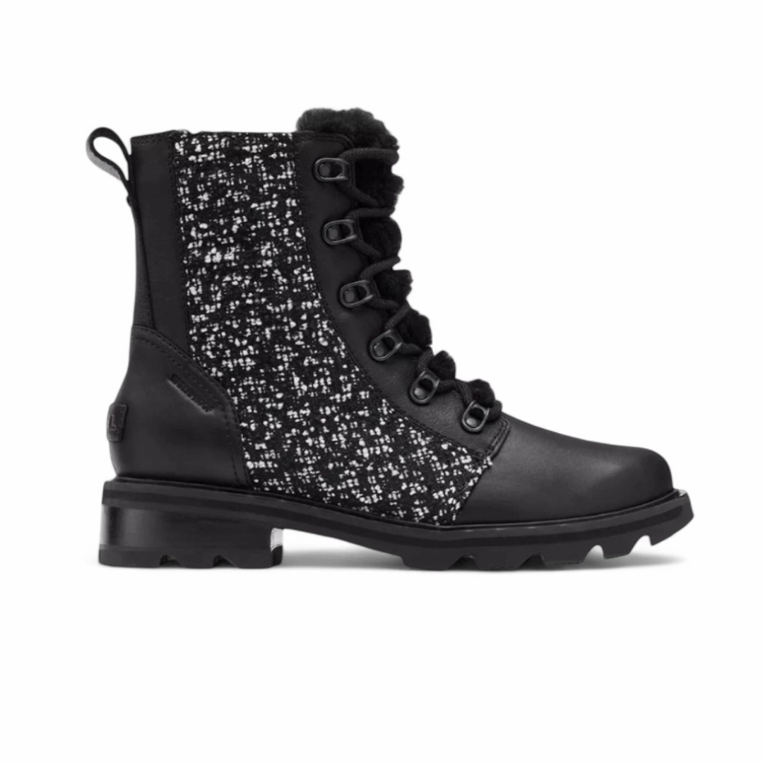 Sorel Women's Lennox Lace Cozy Waterproof - Black Serene Ease