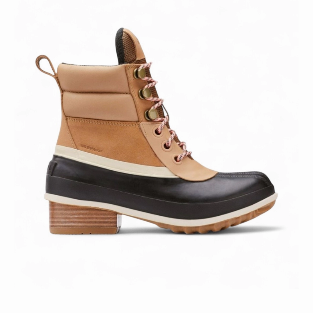 Sorel Women's Slimpack III Hiker Waterproof - Tawny Buff/Black UniversalFit ReflectiveTrims
