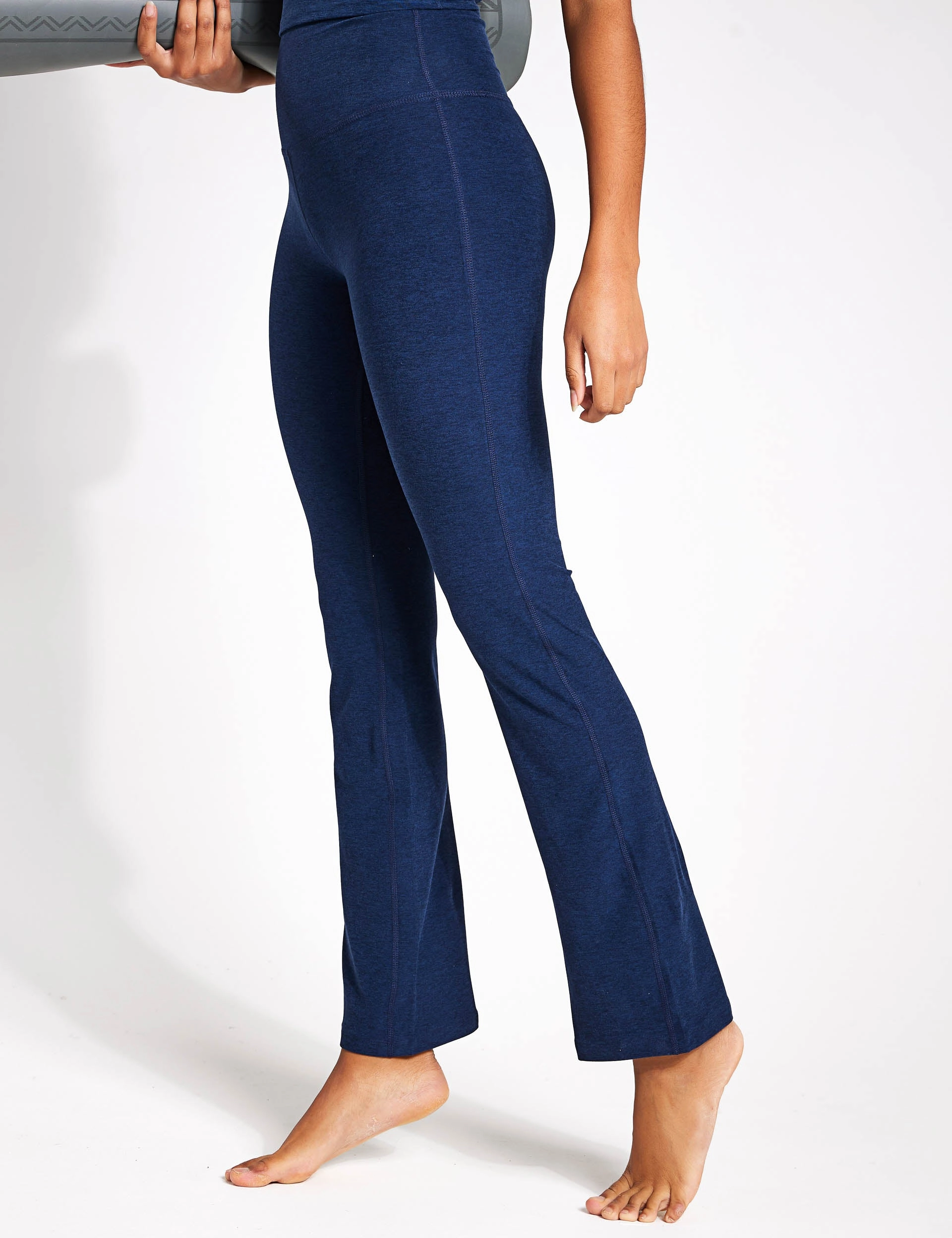shoe comfort Effortless Style Spacedye Practice High Waisted Pant - Nocturnal Navy