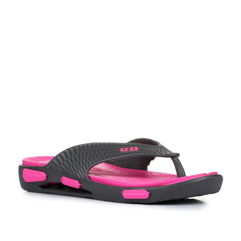 heel support shoes Hook And Loop A-HA Casual Grey Slipper For Women SHOKER-V By Liberty