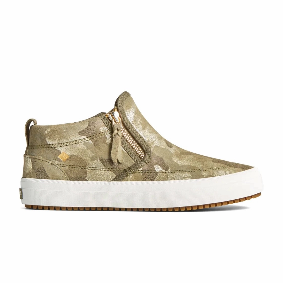 Sperry Women's Crest Lug Chukka - Olive Camo Street Icon
