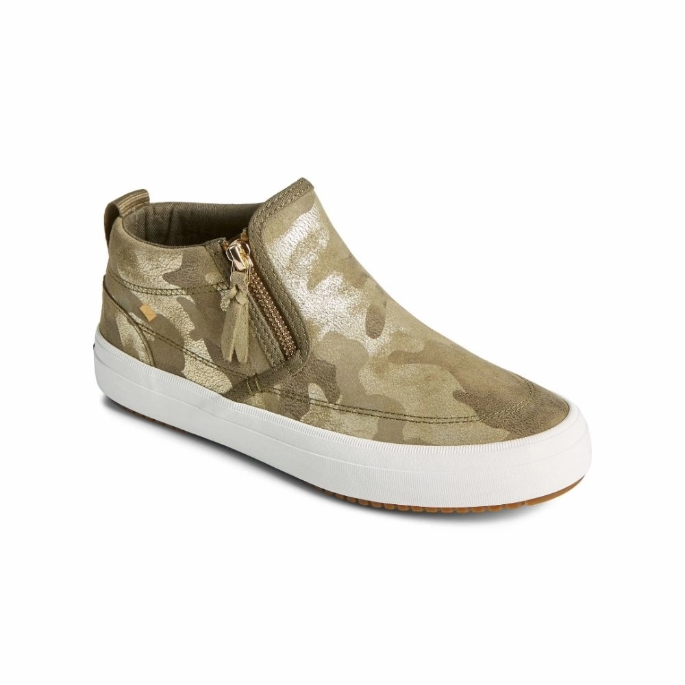 New Yorker Leader Core Sperry Women's Crest Lug Chukka - Olive Camo