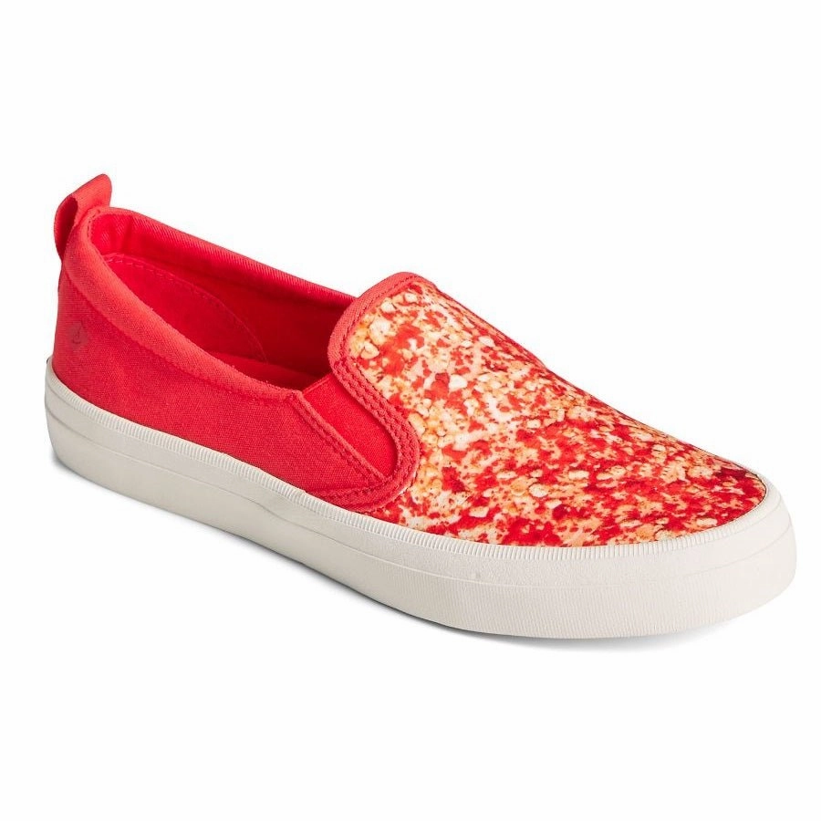 CompressionFreeCuffs Sperry Women's Strawberry Shortcake Crest Twin Gore - Red