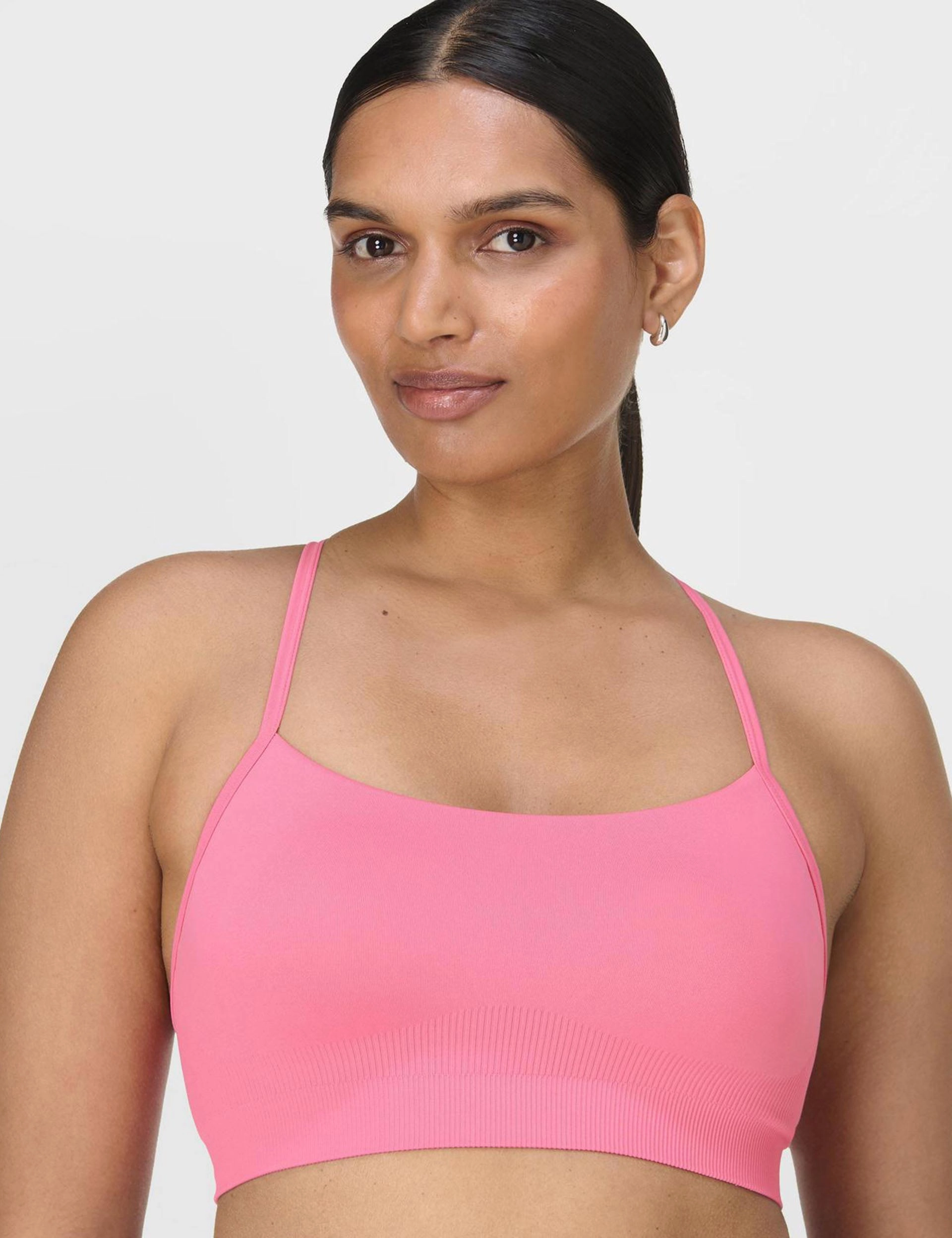 Magnetic Closure Spirit Restored Yoga Bra - Lollipop Pink