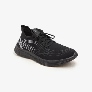 Sporty Trainers for Men plain - design shoes Tough Construction