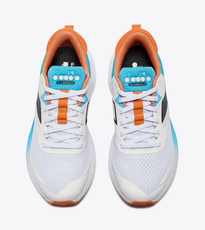 baseball players - specific features Hyperlock Lacing System Diadora Men's Mythos Blueshield Vigore 3 - White/Black/Aquarius