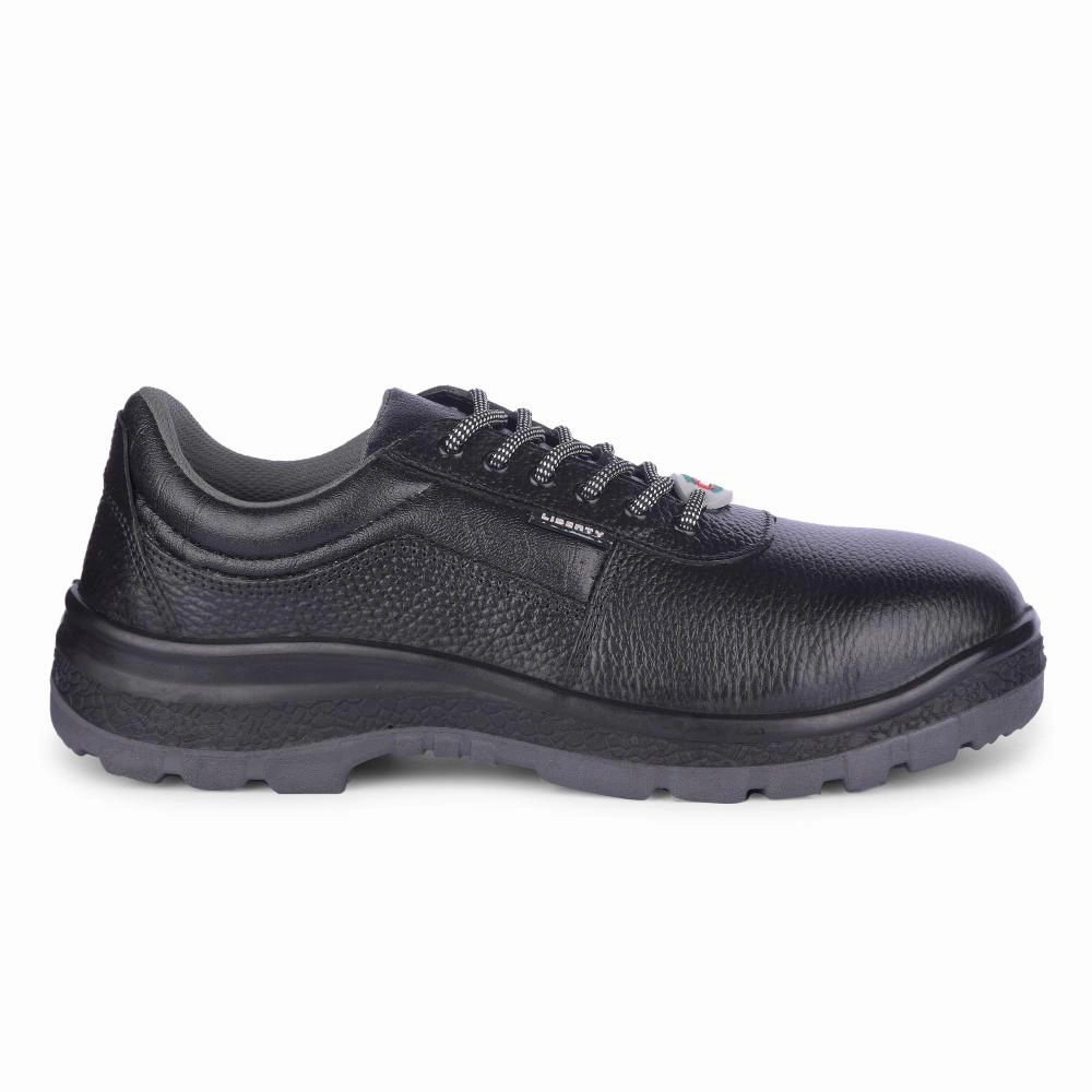Contoured Arch Hug Freedom By Liberty Mens SURAKSHAOX Black Safety Lacing Shoes