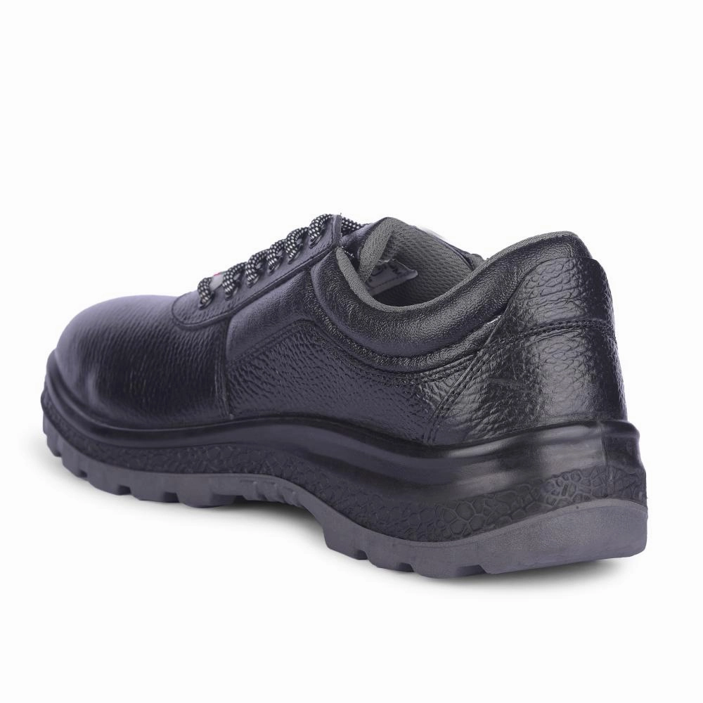 Freedom By Liberty Mens SURAKSHAOX Black Safety Lacing Shoes Pressure Dispersing Pods Adaptive Responsiveness