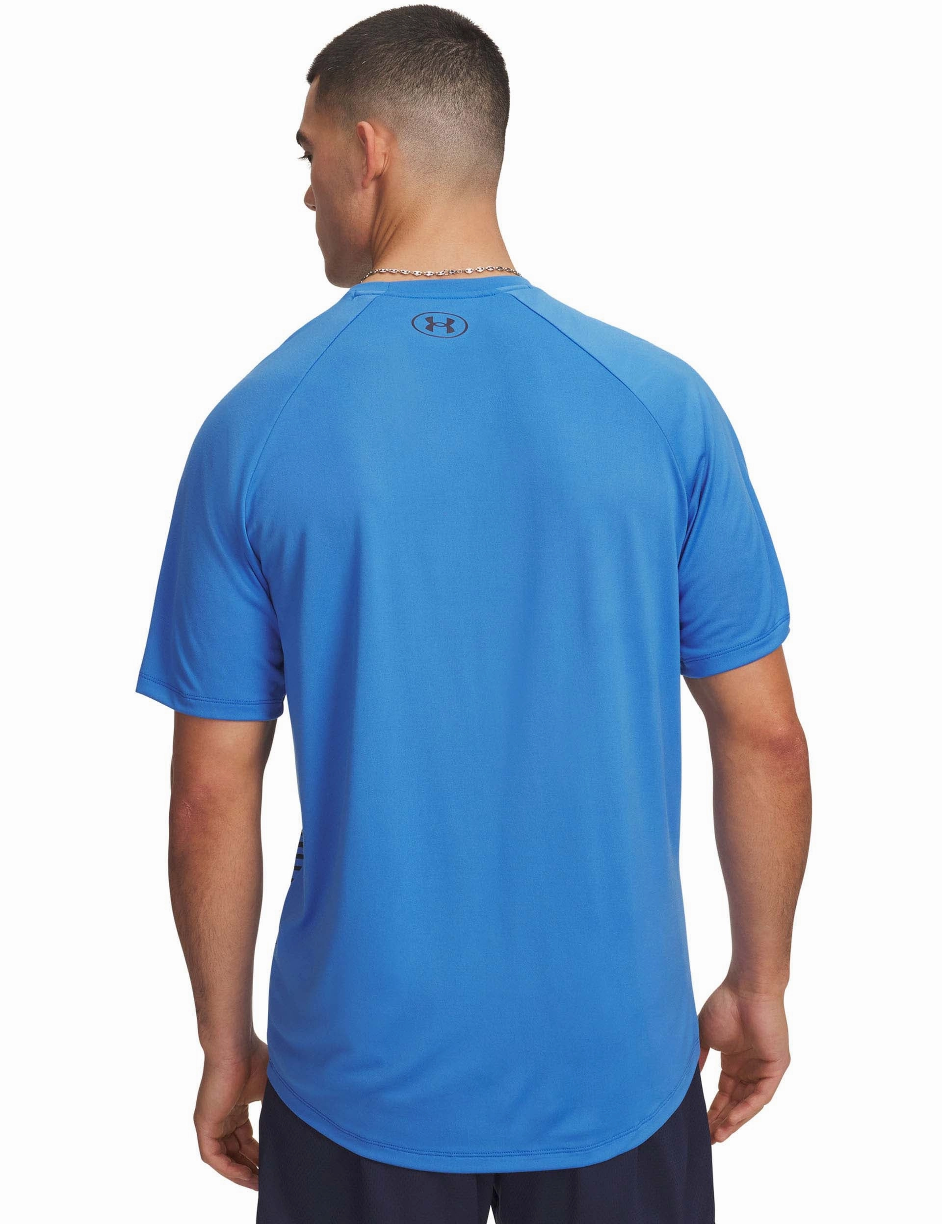 Tech Fade Short Sleeve - Blue Atlantis/White ConvertibleStyle Love Glow