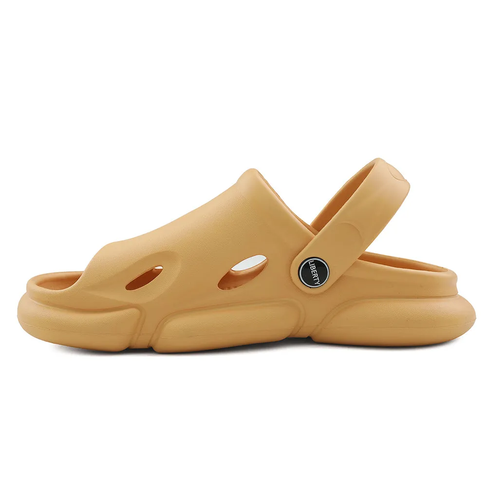 A-HA Mustard Casual Clogs For Kids BEACHFIT01 By Liberty football shoes Woven Upper Material