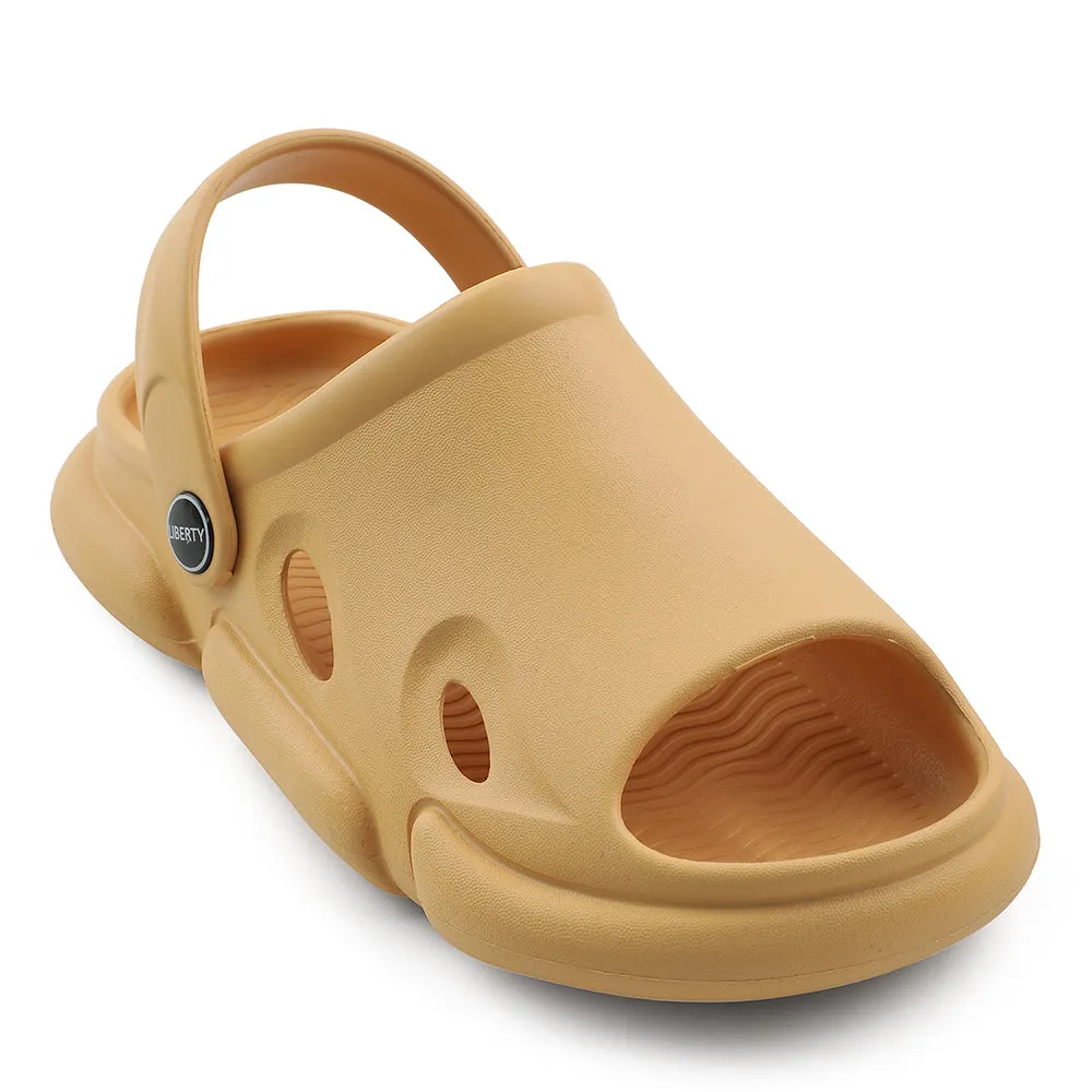 5K shoes Adaptive Lacing Mechanism A-HA Mustard Casual Clogs For Kids BEACHFIT01 By Liberty