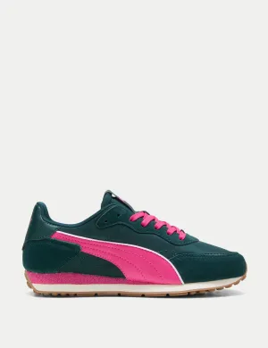 ST Miler Rose Sneakers - Green Terrain/Posie Pink/Gum Shock - absorbing technology Hydraulic Heel Cushioning