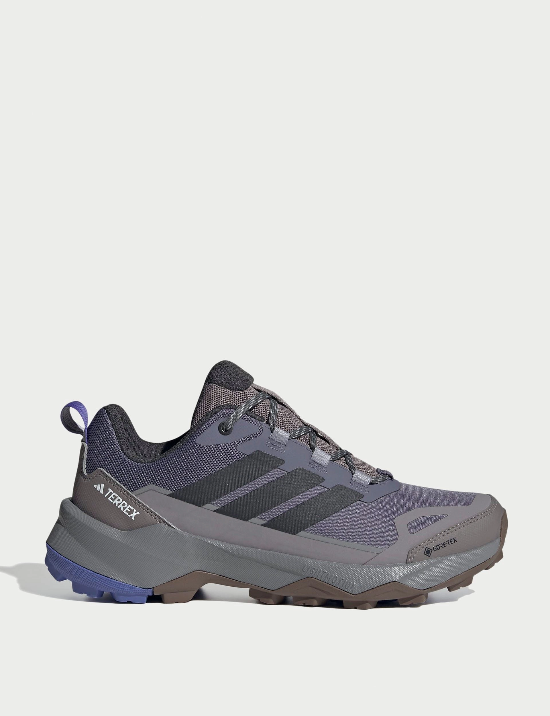 Terrex Skychaser AX5 GORE-TEX Hiking Shoes - Preloved Violet/Carbon/Taupe Oxide Adult version Impact Resistant Foam