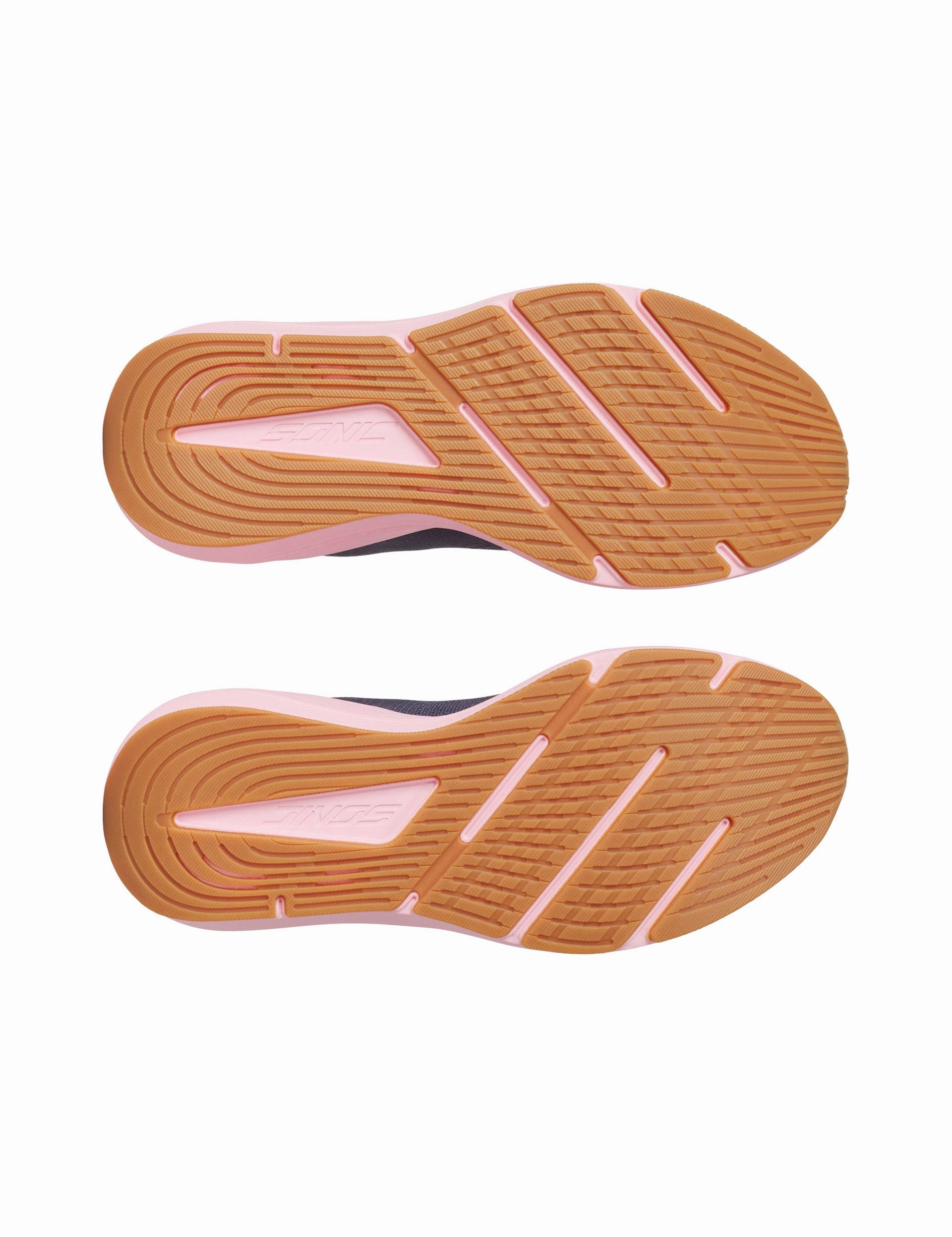 Bouncy Foam Layer Sonic 7 Running Shoes - Downpour Gray/Prime Pink/Black