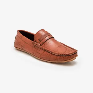 Men's Flexible Textured Loafers foam - midsole - cushioning shoes