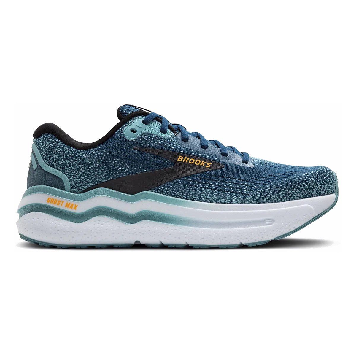 training aids Brooks Ghost Max 2 - Moroccan Blue - Aqua - Orange Pop