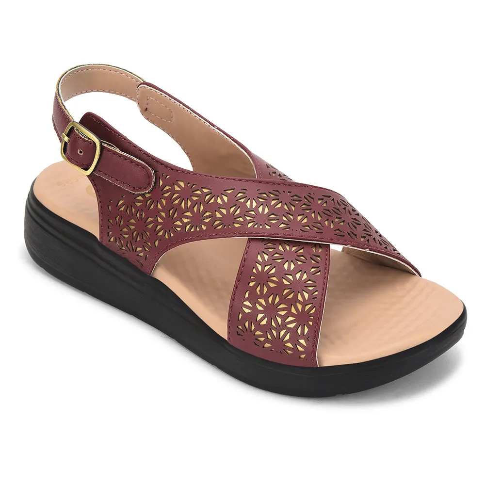 Healers Cherry Casual Sandal For Women ZUBIE-7E By Liberty Heel Zone tapered shoes