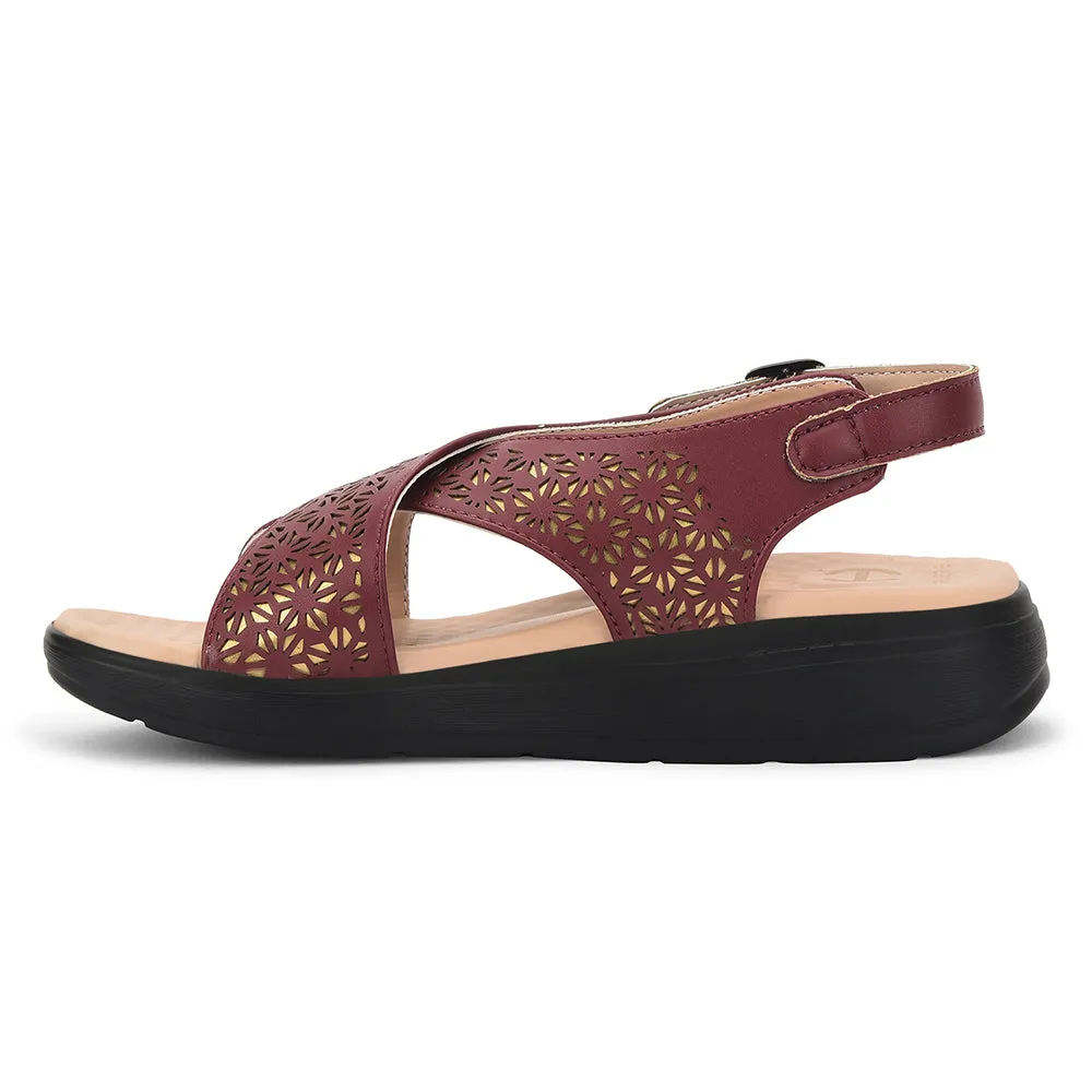 Healers Cherry Casual Sandal For Women ZUBIE-7E By Liberty polyurethane sole shoes running for joint flexibility