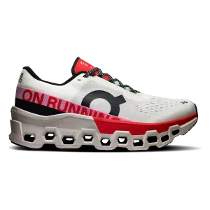 Strobel Last Construction ON Cloudmonster 2 - Ivory - Red