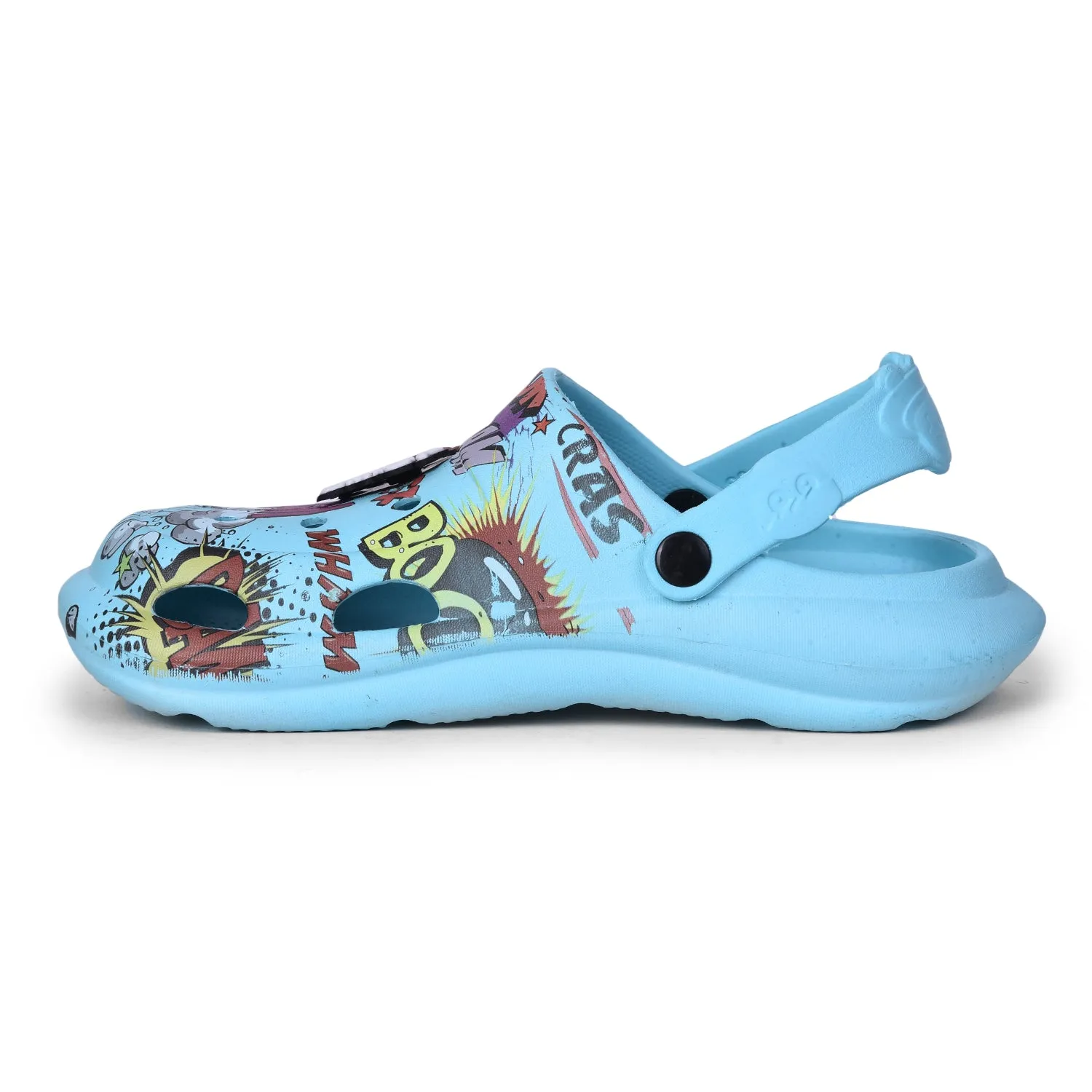 shoe protection Break - in - free Lucy & Luke Sky Blue Casual Sling Back Clogs For Kids ALEX-10E By Liberty