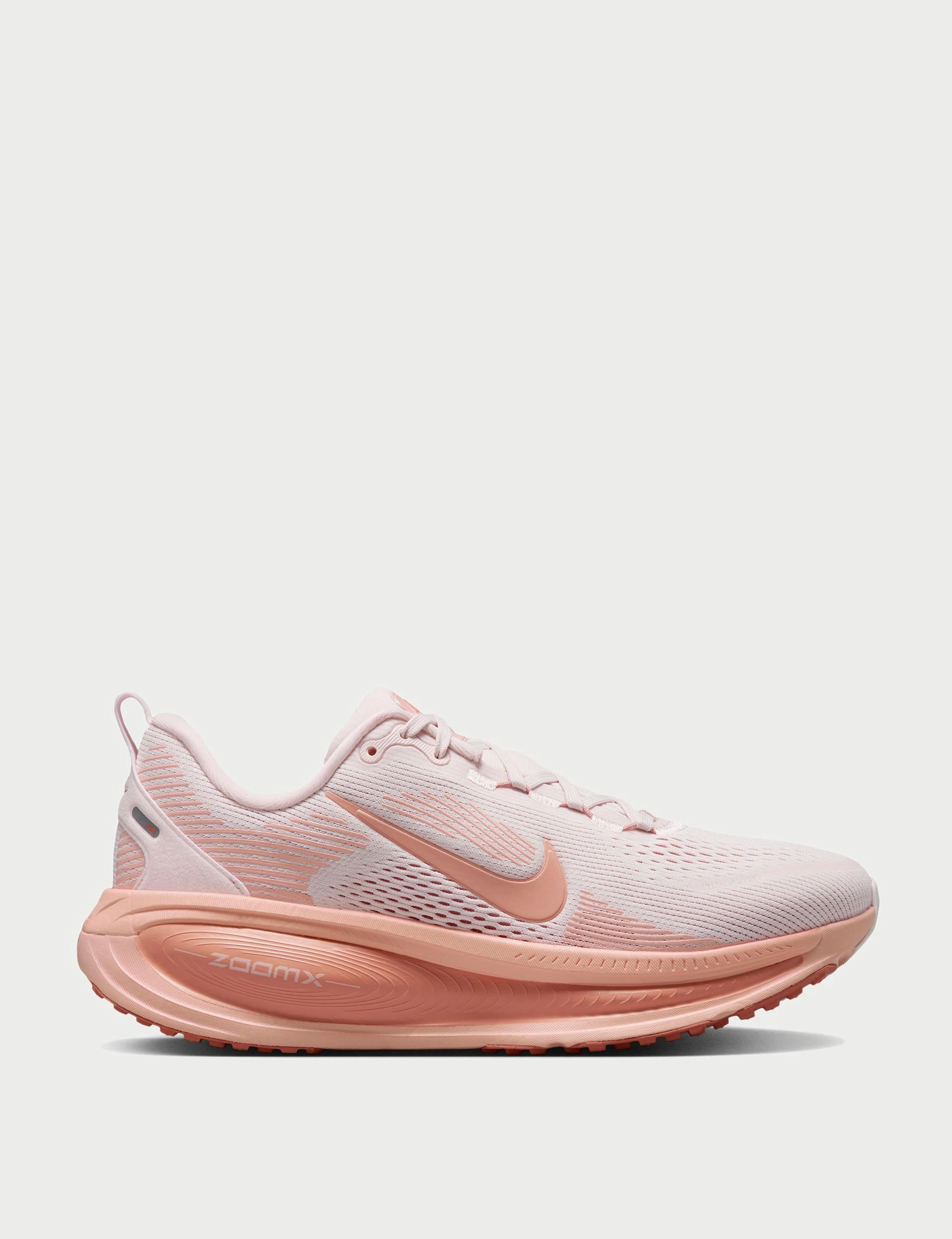 running for fitness shoes Supportive Design Vomero 18 Running Shoes - Light Soft Pink/Madder Root