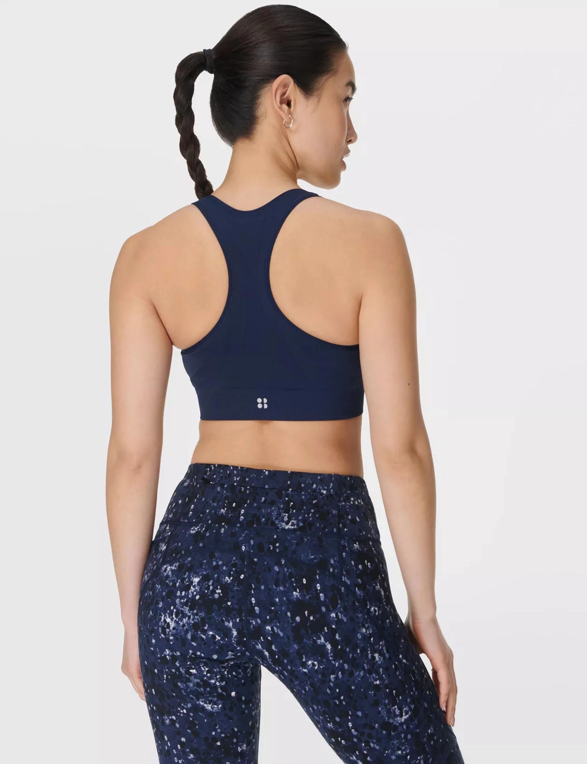 Stamina Seamless Sports Bra - Navy Blue Comfortable Outfit Match Fit