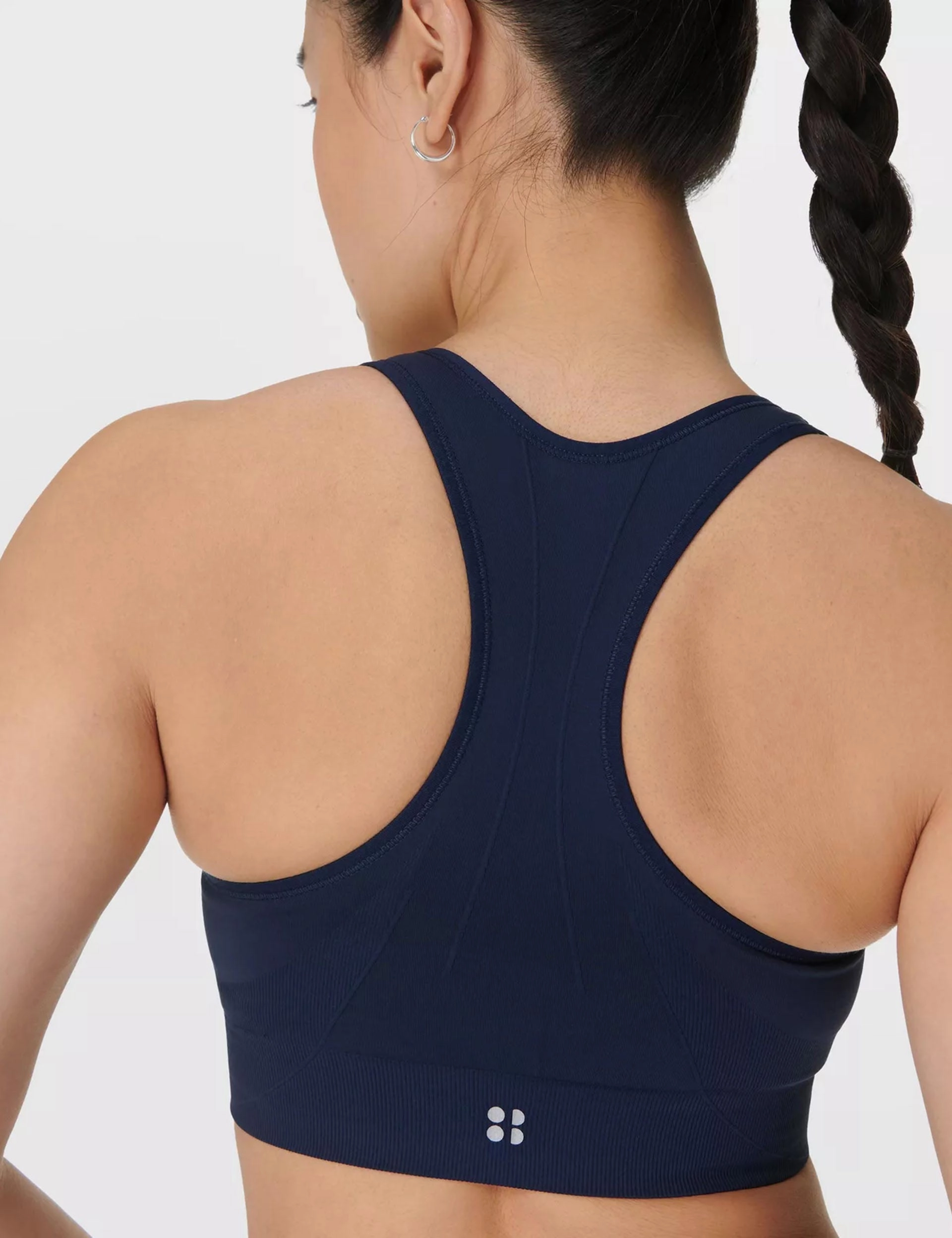 Comfortable Wear Stamina Seamless Sports Bra - Navy Blue