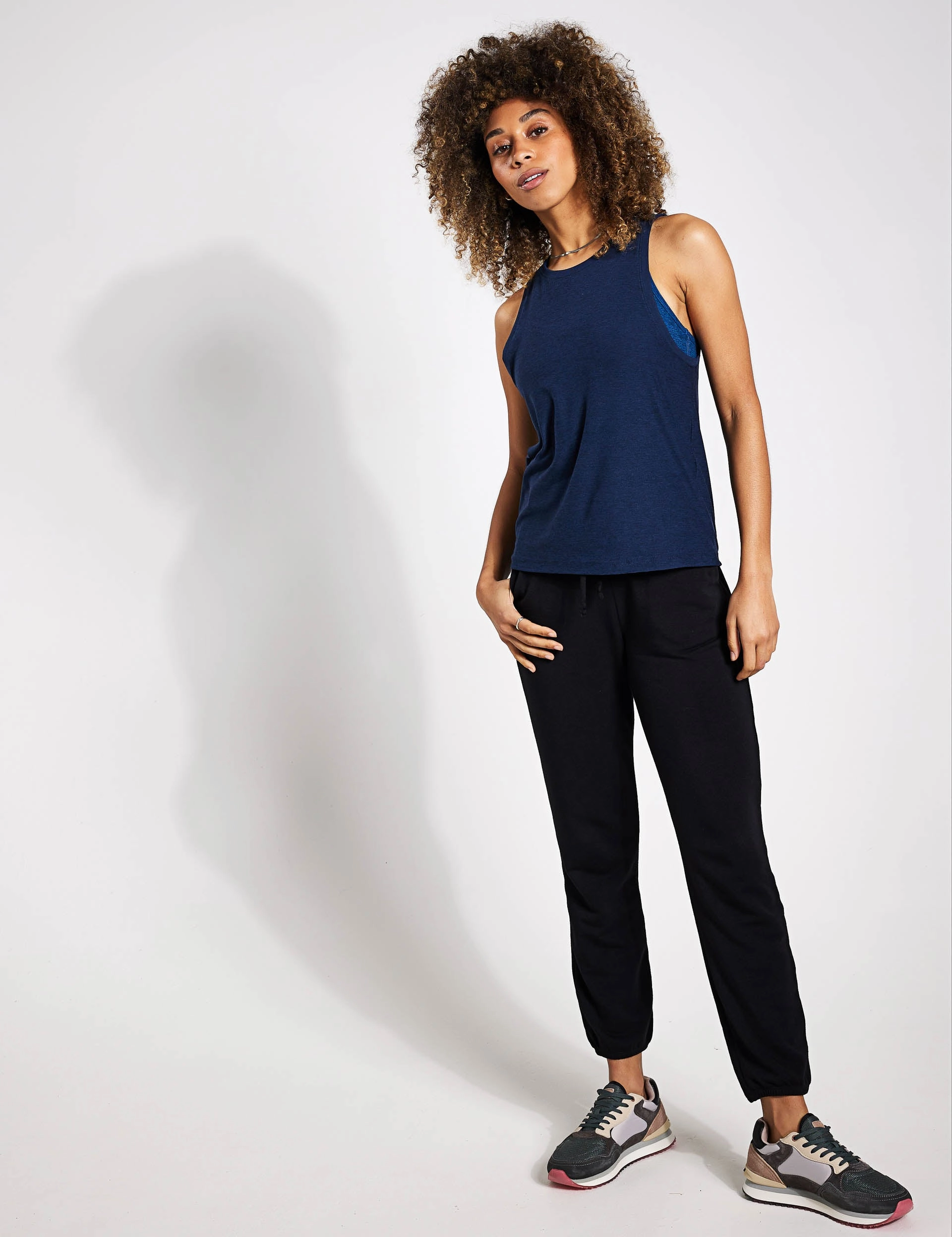 Stationary Featherweight Rebalance Tank - Nocturnal Navy