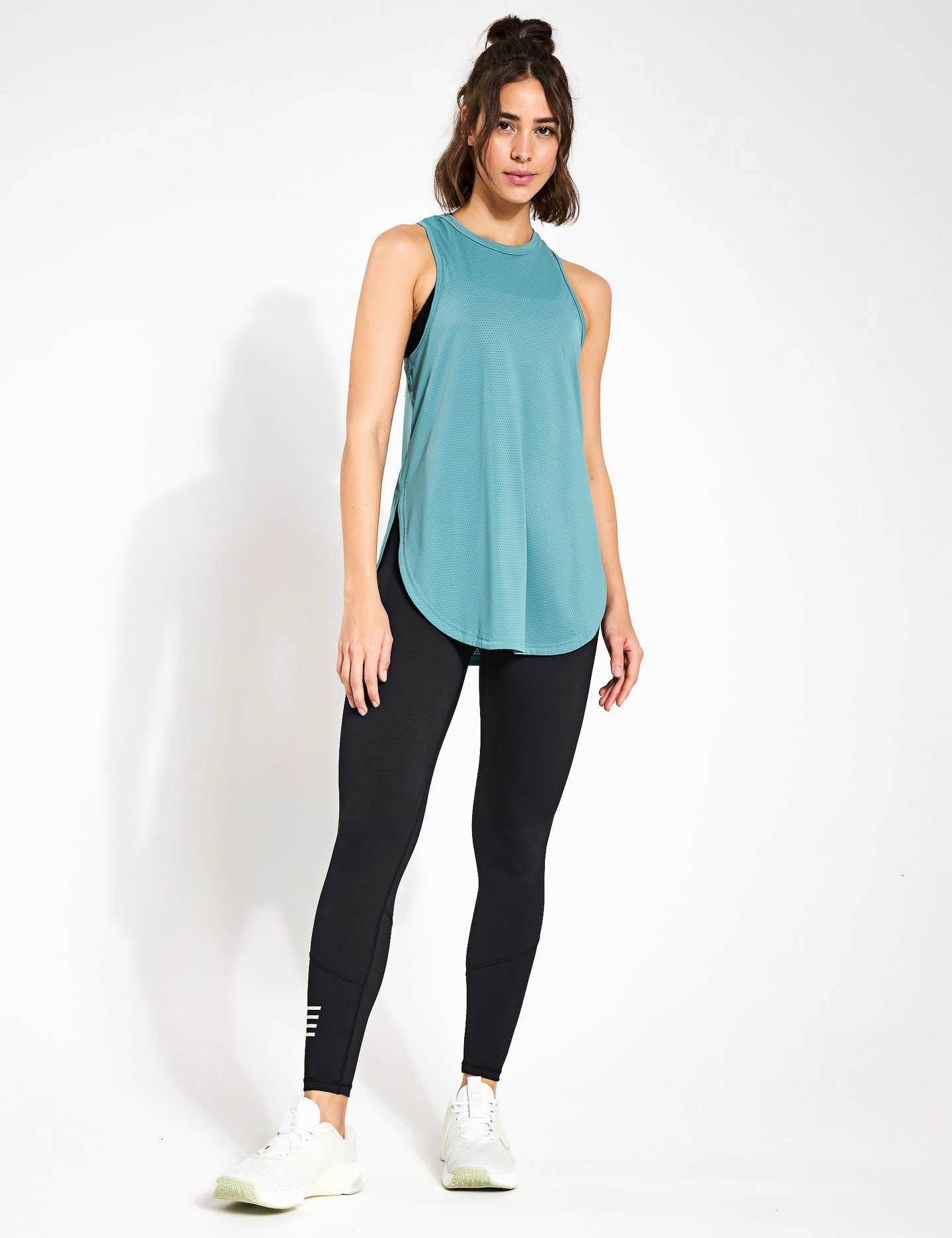 Zela Tank Top - Teal Forestry - friendly