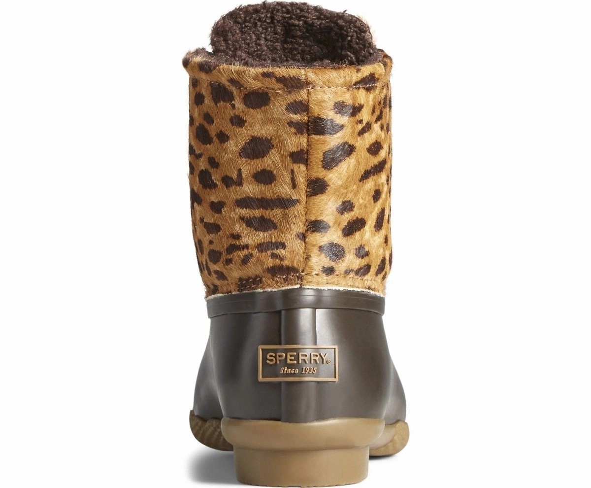 Sperry Women's Saltwater Pony Hair - Tan Multi FlexFitTechnology Casual Chic