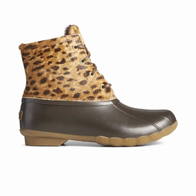 Travel Proof Senior Ease Sperry Women's Saltwater Pony Hair - Tan Multi