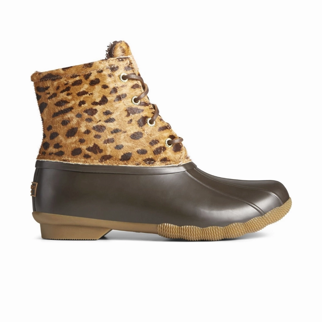 Travel Proof Senior Ease Sperry Women's Saltwater Pony Hair - Tan Multi