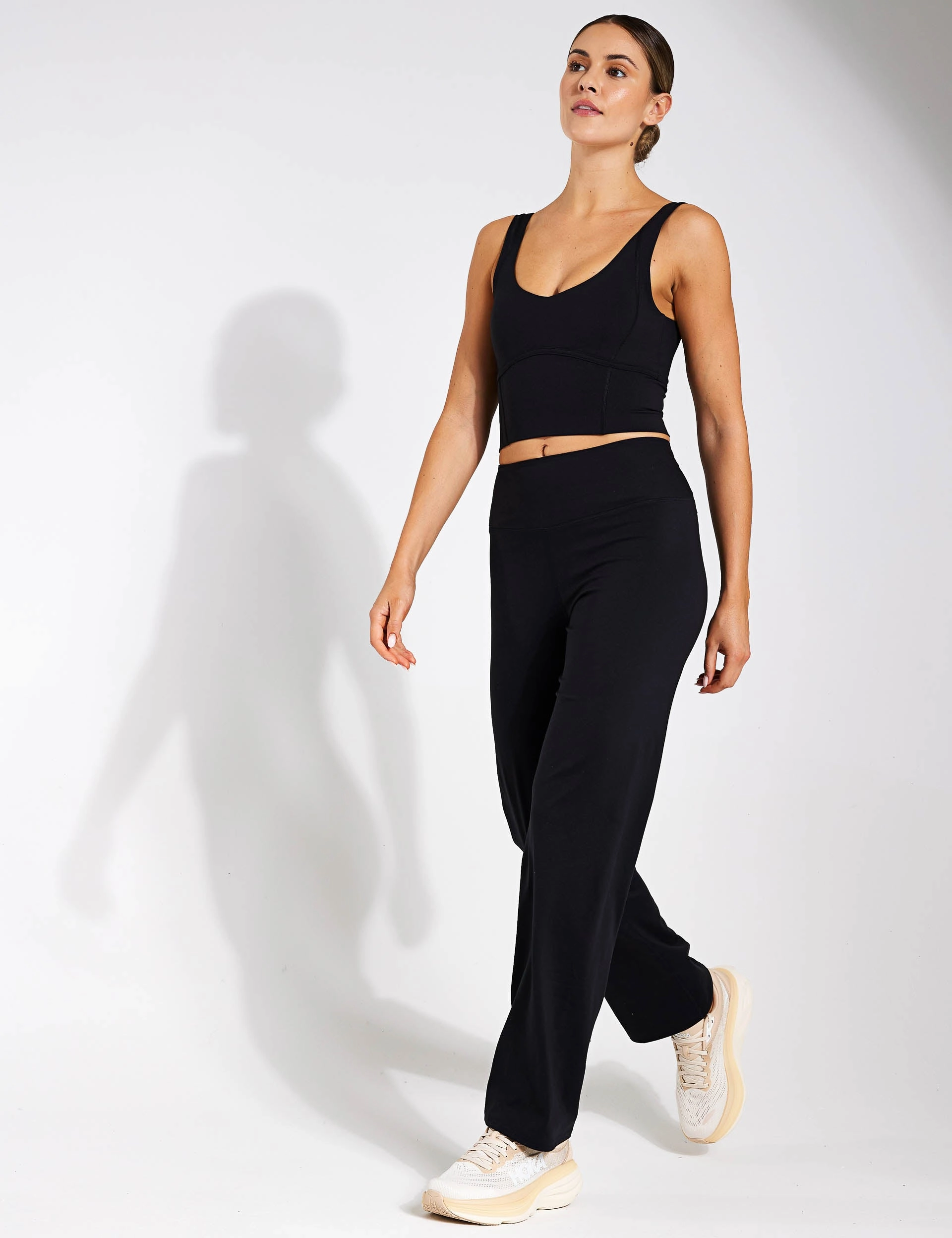 Recreational sports clothing Straight Leg Yoga Joggers - Black