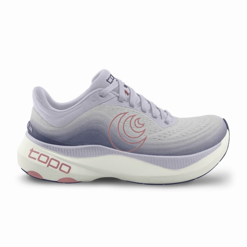 Topo Athletic Women's Aura (Wide Width) - Purple/Lilac Non Toxic Compounds unisex shoes