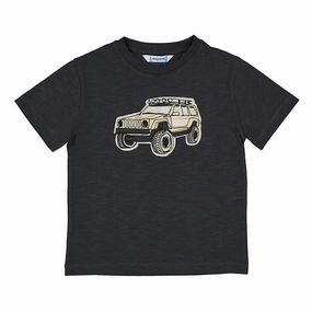 Easy care kids' outfits Mayoral Short Sleeve Tee - Asphalt Truck